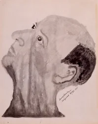 Arnold Schoenberg autoritratto - Hollywood 1923