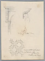 Dettagli architettonici dalla casa di Diane de Poitiers