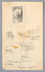 Schizzi a Pompei