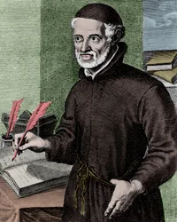 Padre Antonio Vieira (1608-1697) gesuita, evangelizzatore degli indiani del Brasile - Incisione di Arnold van Westerhout (1651-1725) - Ritratto di Antonio Vieira (1608 -1697), sacerdote e scrittore gesuita portoghese