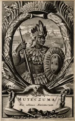 Ritratto di Montezuma, re del Messico
