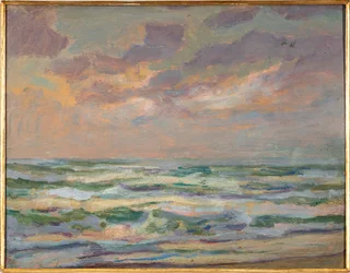 Marina, 1910 circa (pittura a olio)