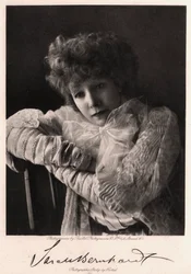 Sarah Bernhardt, attrice francese, 1901