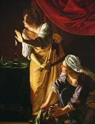 Giuditta e la serva con la testa di Oloferne, circa 1625