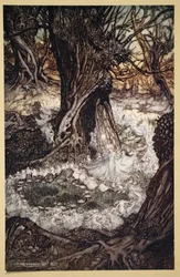 Vieni, ora un rondò, illustrazione da 