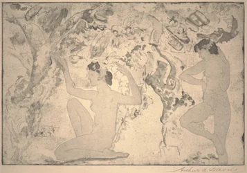 Bellezza angolata, stampa di Ernest Haskell, 1918