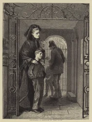 Orfani, uno schizzo in città