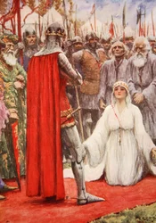 Re Edoardo guardò negli occhi supplicanti della regina Filippa