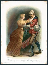 Di nuovo a casa - biglietto di auguri di Natale