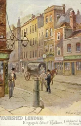 Londra scomparsa - Kingsgate Street, Holborn (celebrata da Dickens)