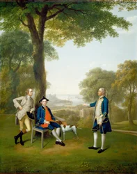 Arthur Holdsworth conversa con Thomas Taylor e il Capitano Stancombe presso il fiume Dart