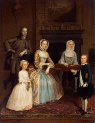 Mr e Mrs Richard Bull e famiglia, 1730-80