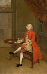 Ritratto di un uomo in rosso, 1785