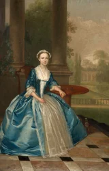 Ritratto di una donna in azzurro chiaro, 1785