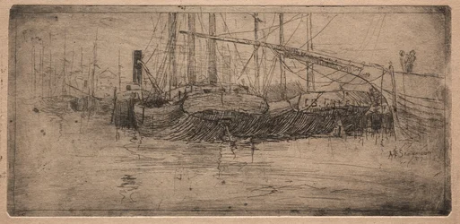 Scivolo lungo il fiume Cuyahoga, 1887