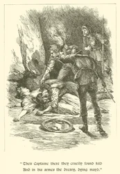 Sir Calidore, cavaliere della cortesia, nella tana dei briganti