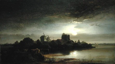 Un Villaggio al Chiaro di Luna