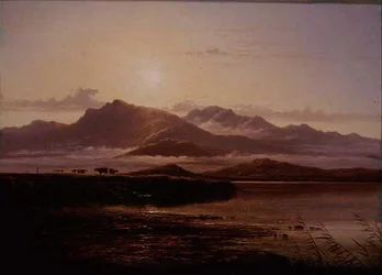 Mattina sulla Riva di un Lago
