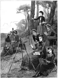 Club di disegno per signore, 1885