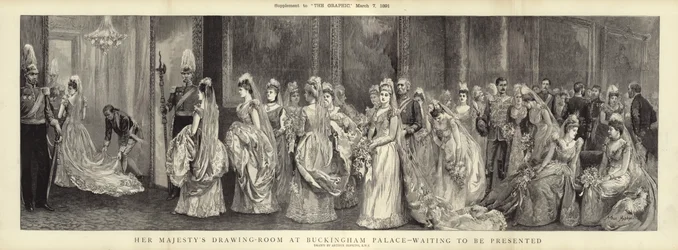 Il salotto di Sua Maestà a Buckingham Palace, in attesa di essere presentato