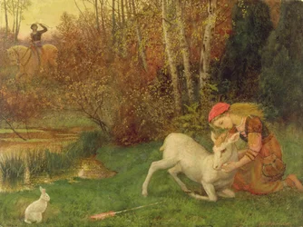 La cerva bianca, ca. 1870