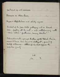 Pagina da un quaderno per The White Company, The Newberry Library Vault Folio Case MS 5116 no. 2