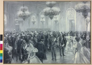 Ricevimento a corte in occasione della visita dell