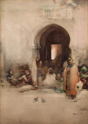 Combattimento di galli, 1900.