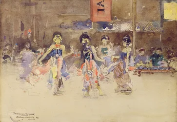 I ballerini giavanesi, 1889