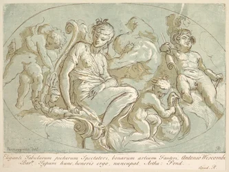 Venere circondata da putti