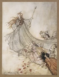 ... Fate via! Ci sgrideranno se rimango più a lungo. Una scena da 