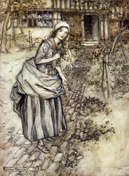 Illustrazione di Arthur Rackham per Il Sogno di una Notte di Mezza Estate di William Shakespeare
