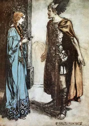 Illustrazione da Sigfrido e il crepuscolo degli dei