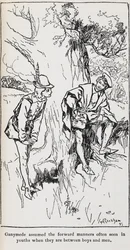 Illustrazione di Ganimede da Come vi piace