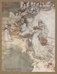 "Non ha mai avuto un changeling così dolce." Canzoni delle fate. Una scena da 