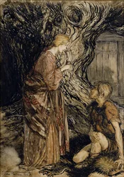 Siegmund e Sieglinde, Illustrazione da L