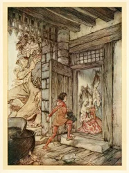 Prendendo le chiavi del castello, Jack sbloccò tutte le porte, da Fiabe inglesi