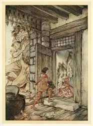 Prendendo le chiavi del castello, Jack aprì tutte le porte, da Fiabe inglesi, pub. 1922