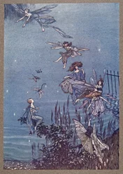 Le fate della Serpentine, da Peter Pan nei Giardini di Kensington di J M Barrie (1860 - 1937), pub. 1906