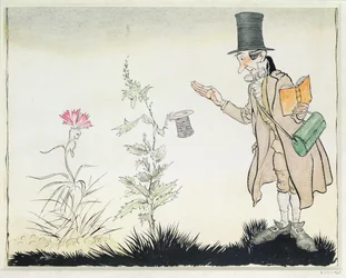 Il professore non sopporta quel genere di cose, illustrazione per 