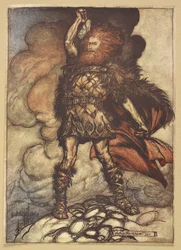 Thor alza il suo martello