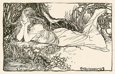 Undine che guarda nell
