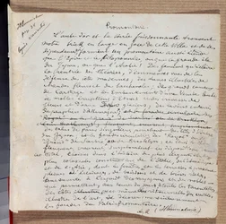 Manoscritto della poesia 