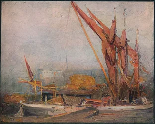 Chiatte di fieno sul Tamigi, 1905
