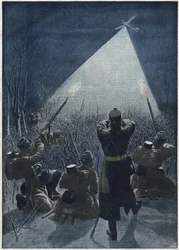 1913: Alle frontiere della Galizia, gli austriaci sparano contro i voli di ricognizione russi (contraerea).