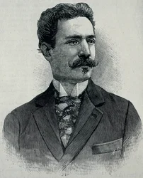 Joaquin Albarran y Dominguez (1860-1912). Urologo spagnolo nato a Cuba. (incisione)
