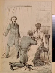 Alexander Pushkin (1799-1837) (litografia)