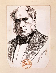 BESSEMER Sir Henry, inventore e ingegnere inglese (disegno)