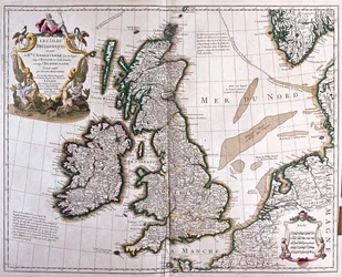 Isole britanniche, Inghilterra, Scozia e Irlanda.