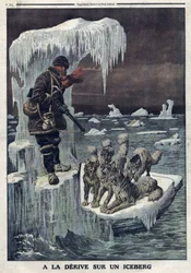 Alla deriva su un iceberg: Il medico inglese Wilfrid Grenfell andò alla deriva su un iceberg e dovette uccidere i suoi cani affamati perché non lo riconoscessero.